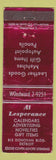 Matchbook Cover - Al Lesperance Advertising Detroit MI WEAR