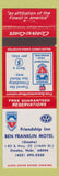 Matchbook Cover - Ben Franklin Motel Omaha NE