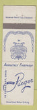 Matchbook Cover - Hotel Rieger Sandusky OH WEAR