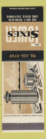 Matchbook Cover - Sixes Tower Long Beach CA