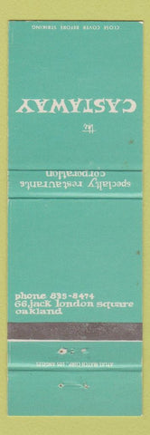 Matchbook Cover - The Castaway Oakland CA