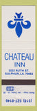 Matchbook Cover - Chateau Inn Sulphur LA