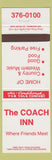 Matchbook Cover - Coach Inn Canada