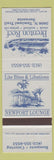 Matchbook Cover - Brenton Reef Sarasota FL
