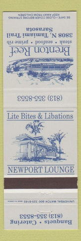 Matchbook Cover - Brenton Reef Sarasota FL