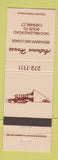 Matchbook Cover - Autumn House Cheshire CT