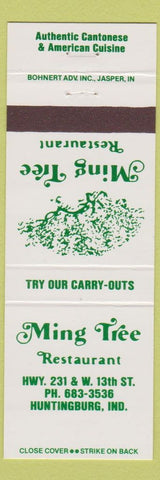 Matchbook Cover - Ming Tree Restaurant Huntingburg IN Cantonese