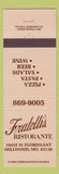 Matchbook Cover - Fratelli's Restaurant Dellwood MO pizza