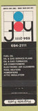 Matchbook Cover - Hof Hygrade Fuels oil gas