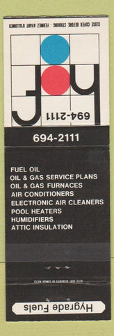 Matchbook Cover - Hof Hygrade Fuels oil gas