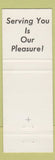 Matchbook Cover - Hof Hygrade Fuels oil gas