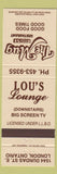 Matchbook Cover - Mug Hosue Restaurant London ON
