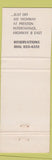 Matchbook Cover - Knotty Pine Steak House Preston ON totem