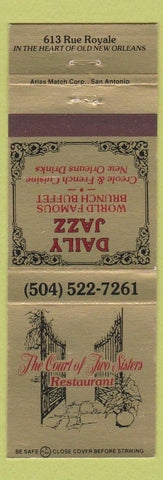 Matchbook Cover - Court of Two Sisters New Orleans LA