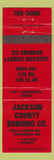 Matchbook Cover - Jackson County Bonding Pascagoula MS