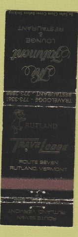 Matchbook Cover - The Fairmont Lounge Rutland VT Travel Lodge