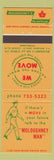 Matchbook Cover - Moloughney's Van Storage Ottawa ON