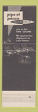 Matchbook Cover - Pipe of Peace Nassau Bahamas Dunhill tobacco
