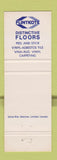 Matchbook Cover - Flintkote Floors Topper Tile Toronto ON