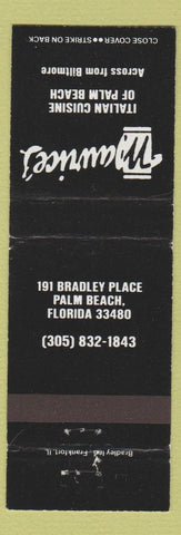 Matchbook Cover - Maurice's Italian Food Palm Beach FL