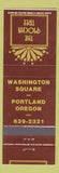 Matchbook Cover - Mocha Tree Portland OR