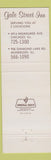 Matchbook Cover - Gale Street Inn Diamond Lake Mundelein IL