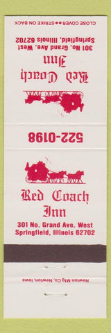 Matchbook Cover - Red Coach Inn Springfield IL