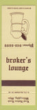 Matchbook Cover - Broker's Lounge Willoughby OH beer stein