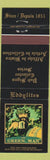Matchbook Cover - Green Man Pub Signs Collector Series