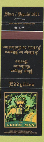 Matchbook Cover - Green Man Pub Signs Collector Series