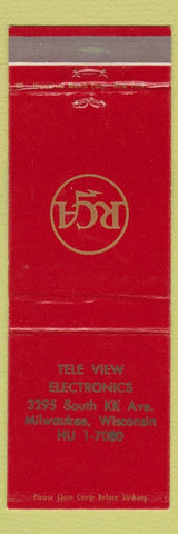 Matchbook Cover - RCA Tele View Electronics Milwaukee WI