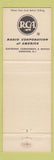 Matchbook Cover - RCA Tele View Electronics Milwaukee WI