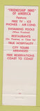 Matchbook Cover - Mary Lyn Motel Seattle WA
