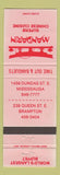 Matchbook Cover - Mandarin Chinese Restaurant Brampton Mississauga ON