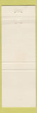 Matchbook Cover - Hungry U Restaurant Hollywood FL teal