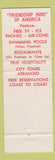 Matchbook Cover - Commodore Motor Inn Omaha NE