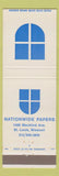 Matchbook Cover - Nationwide Papers St Louis MO WEAR