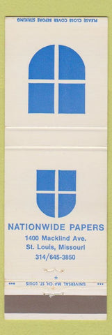 Matchbook Cover - Nationwide Papers St Louis MO WEAR