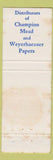 Matchbook Cover - Nationwide Papers St Louis MO WEAR