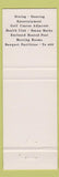 Matchbook Cover - Burlingshire Burlington WI