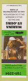 Matchbook Cover - Marina St Ours Bar Salon St Ours QC pinup