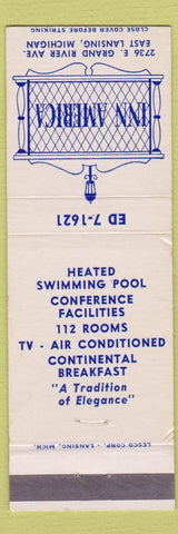 Matchbook Cover - Inn America East Lansing MI