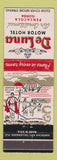 Matchbook Cover - De Luna Motor Hotel Pensacola FL