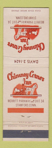 Matchbook Cover - Chimney Corner Inn Stamford CT