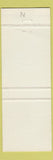 Matchbook Cover - Hotel Central Roberval QC blue