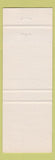 Matchbook Cover - Le Danube Sept Iles QC neon yellow