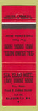 Matchbook Cover - Seal Island Motel Bras'Dor NS red