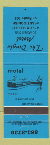 Matchbook Cover - Dingle Motel Antigonish NS blue