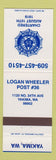 Matchbook Cover - American Legion Yakima WA