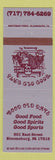Matchbook Cover - Good Old Days Restaurant Bloomsburg PA
